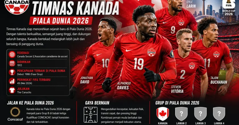 Profil Timnas Kanada Piala Dunia 2026, Skuad yang Tak Bisa Diremehkan