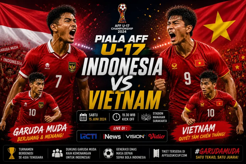 Jadwal Indonesia vs Vietnam