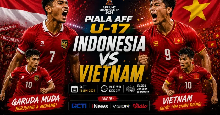 Jadwal Indonesia vs Vietnam Piala AFF U-17: Live di Mana, Jam Berapa, dan Bagaimana Hasilnya?