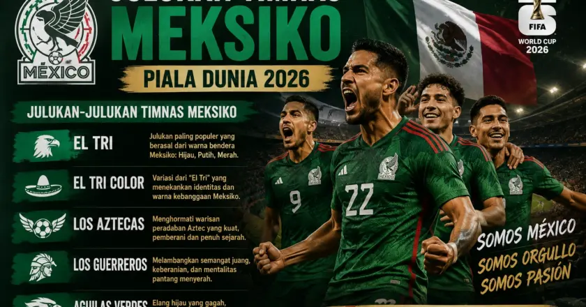 Julukan Timnas Meksiko: Arti El Tri, Sejarah, Pemain Bintang, dan Fakta Piala Dunia