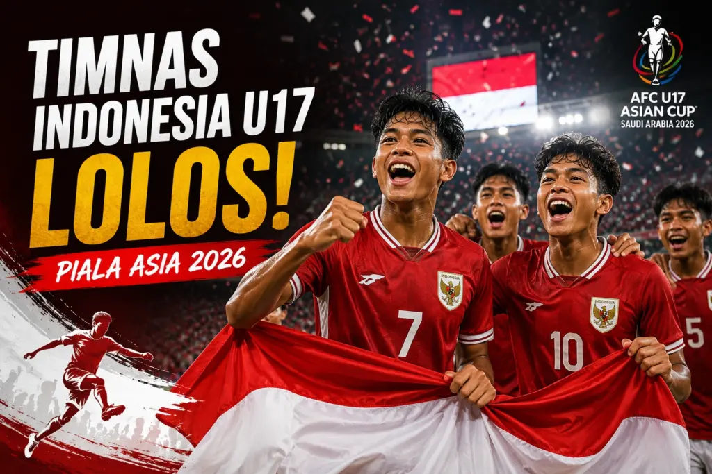 Peluang Indonesia U 17 Lolos Piala Asia 2026, Ini Skenario Lengkapnya