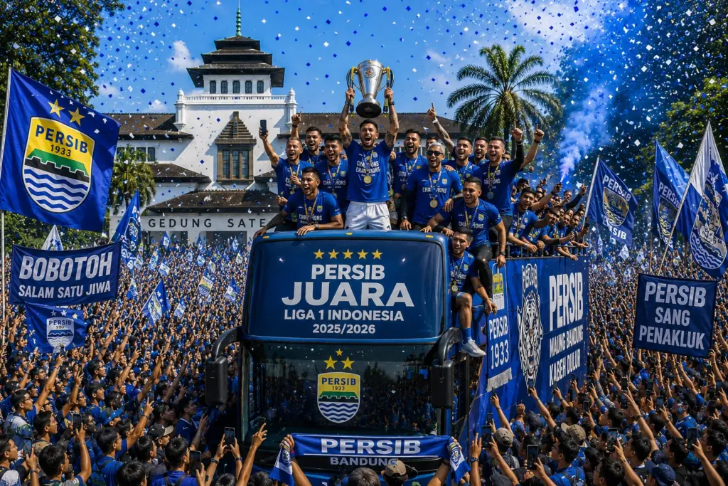 Persib Juara Liga 1 Indonesia 2026
