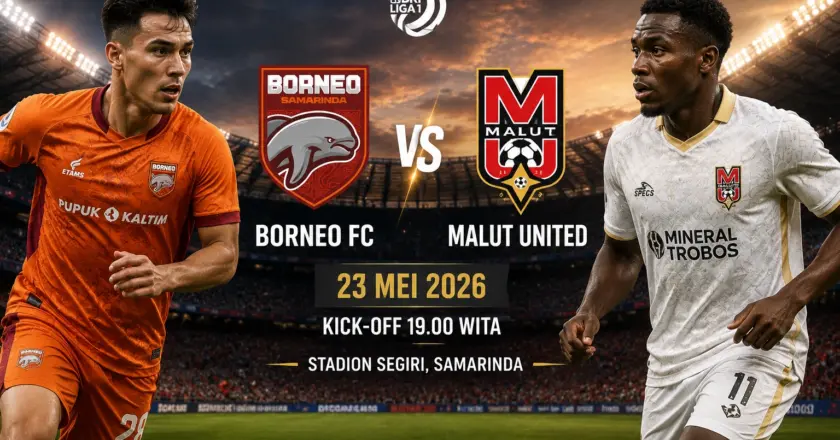 Prediksi Borneo FC vs Malut United 2026: Skor, H2H, Line Up, dan Peluang Menang
