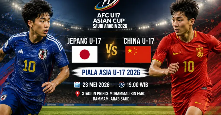 Prediksi Jepang U-17 vs China U-17 2026: Skor, Jadwal, H2H, dan Peluang Juara