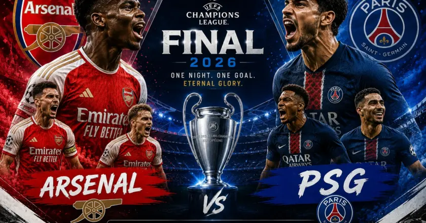 Prediksi Juara Final UCL 2026: PSG vs Arsenal, Siapa yang Lebih Layak Angkat Trofi?