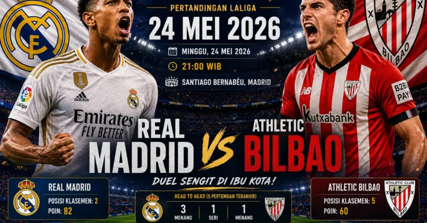 Prediksi Skor Real Madrid vs Bilbao LaLiga 2026: Analisis Lengkap & Statistik Terkini