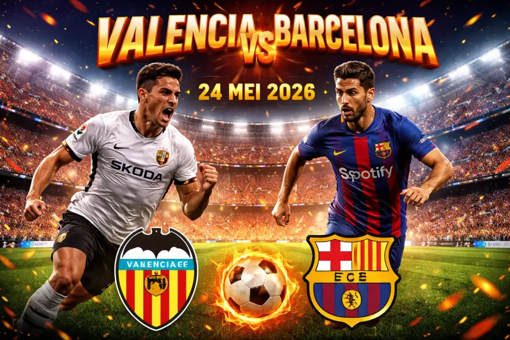 Prediksi Skor Valencia vs Barcelona 23 Mei 2026