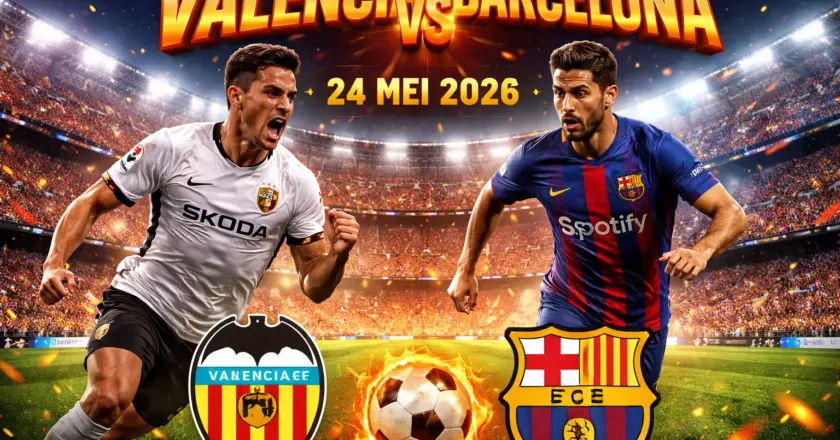 Prediksi Skor Valencia vs Barcelona 23 Mei 2026: Susunan Pemain, H2H & Klasemen Terbaru