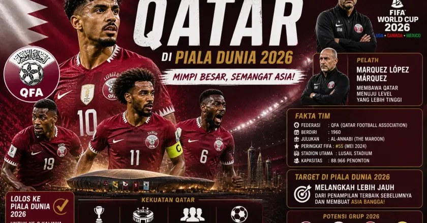 Profil Timnas Qatar di Piala Dunia 2026: Skuad, Pelatih Lopetegui, dan Ambisi The Maroons