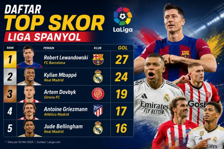 Top skor Liga Spanyol sepanjang masa dalam satu musim