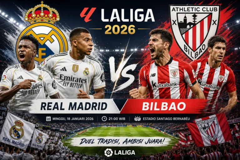 susunan pemain Real Madrid vs Bilbao 2026