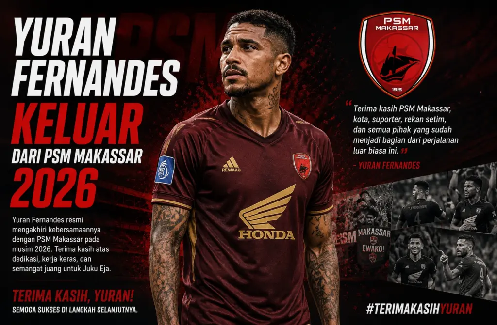 yuran fernandes keluar dari PSM