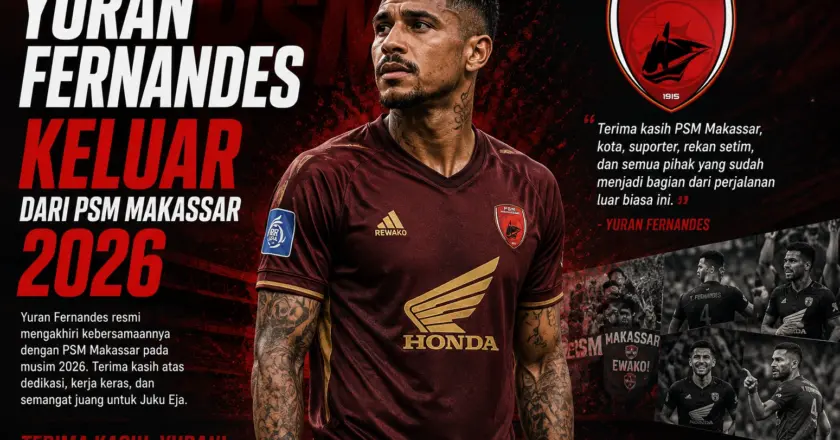 Yuran Fernandes Keluar dari PSM? Ini Alasan, Profil, dan Statistik Lengkapnya