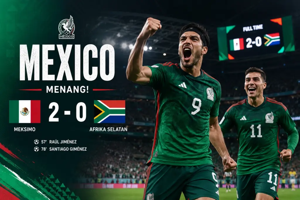 Klasemen Grup A Piala Dunia 2026 Terbaru Hari Ini, Meksiko Langsung Memimpin