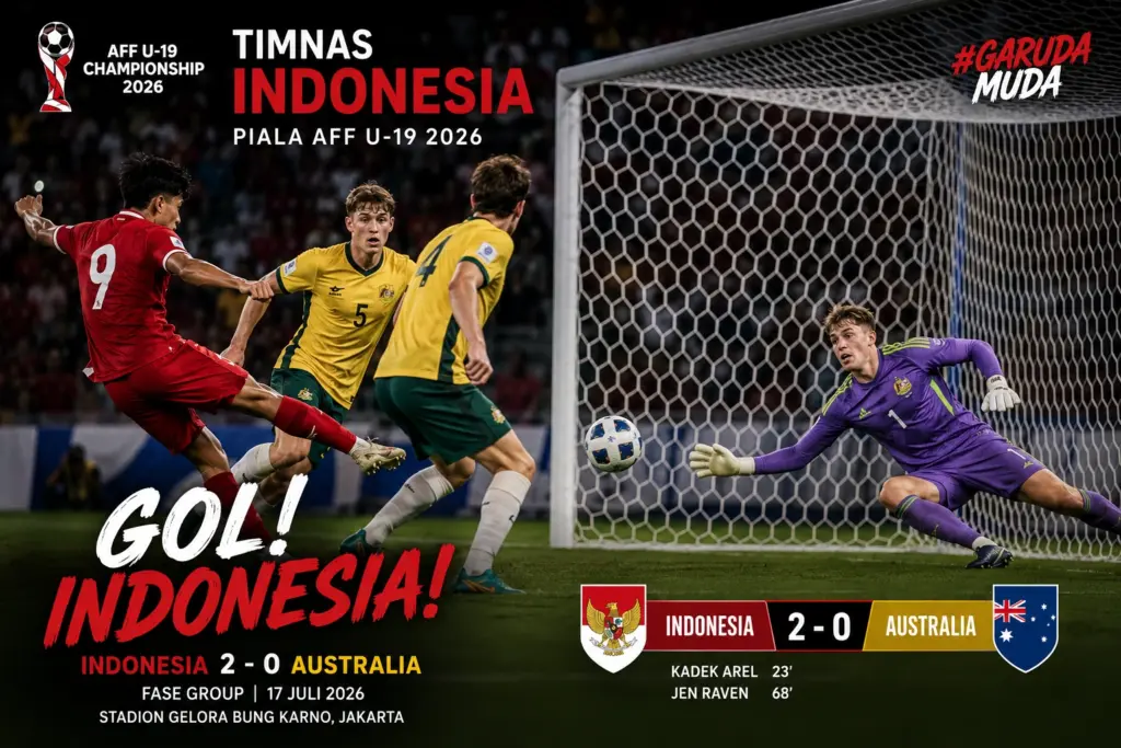 Prediksi Indonesia vs Australia di Semi Final AFF U-19 2026, Garuda Muda Ditantang Favorit Juara 1 Prediksi Indonesia vs Australia di Semi Final AFF U-19 2026, Garuda Muda Ditantang Favorit Juara