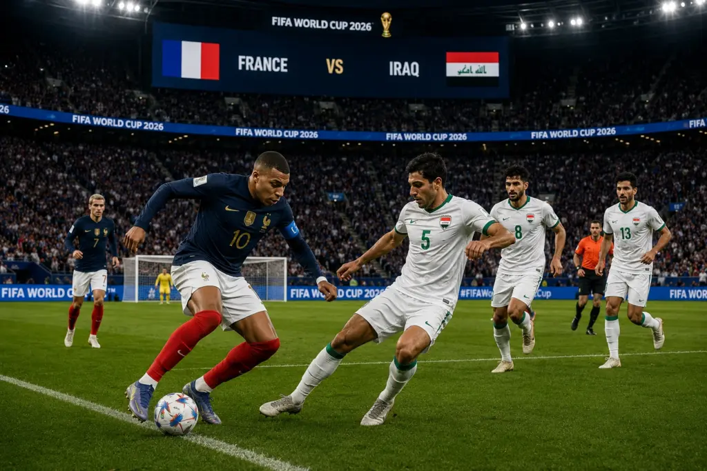 Prediksi Skor Prancis vs Irak 2026: Skor Akurat, Head to Head dan Peluang Menang