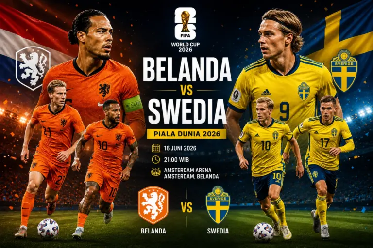 Prediksi Skor Belanda vs Swedia 2026