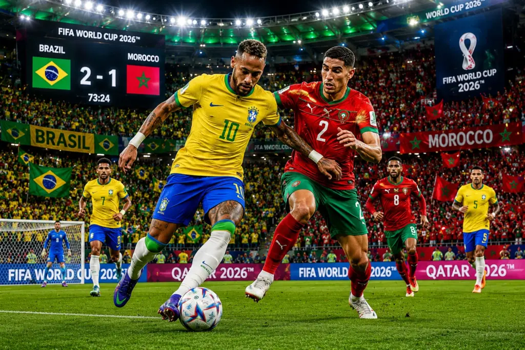 Prediksi Skor Brasil VS Maroko: Statistik, Head to Head, dan Peluang Menang Terbaru