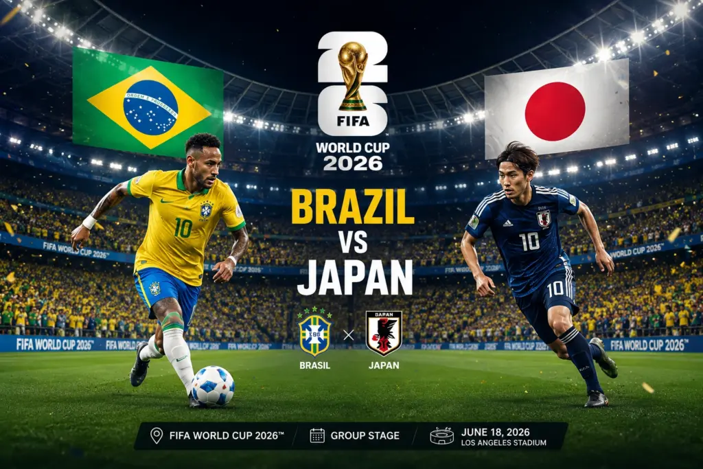 Prediksi Skor Brasil vs Jepang 2026