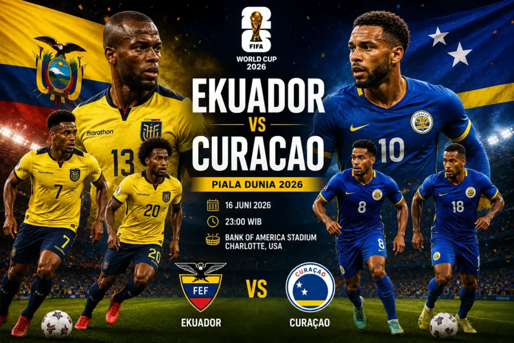 Prediksi Skor Ekuador vs Curacao Piala Dunia 2026 dan Analisis Terbaru
