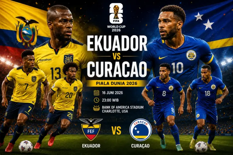 Prediksi Skor Ekuador vs Curacao Piala Dunia 2026 dan Analisis Terbaru