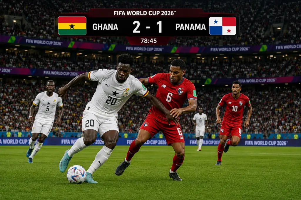 Prediksi Skor Ghana vs Panama di Piala Dunia 2026, Head to Head, Statistik, dan Susunan Pemain Terbaru