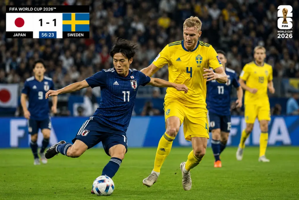 Prediksi Skor Jepang vs Swedia 2026 + Head to Head dan Susunan Pemainnya