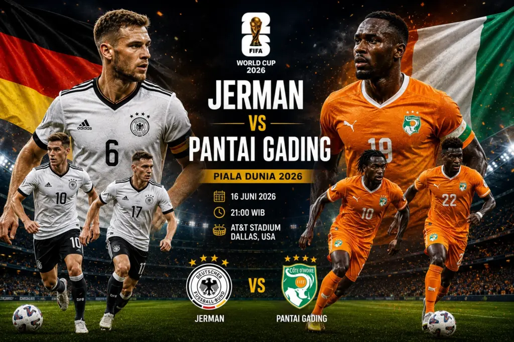 Prediksi Skor Jerman vs Pantai Gading Piala Dunia 2026 + Jadwal, Susunan Pemain dan Head to Head