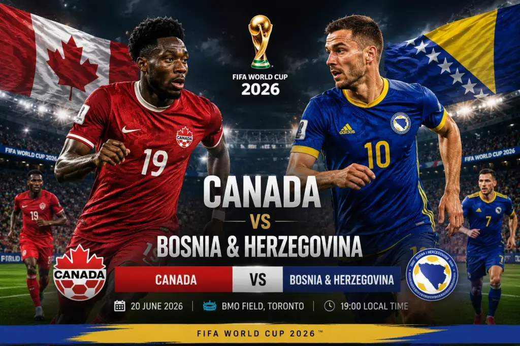 Prediksi Skor Kanada vs Bosnia 2026