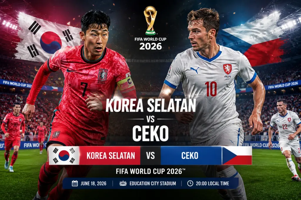 Prediksi Skor Korea Selatan vs Ceko 2026