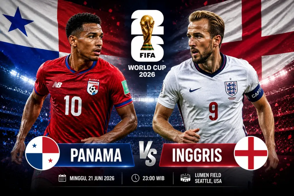 Prediksi Skor Panama vs Inggris 2026 + Head to Head, Statistik dan Susunan Pemainnya