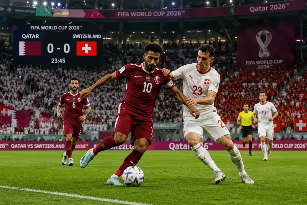 Prediksi Skor Qatar VS Swiss