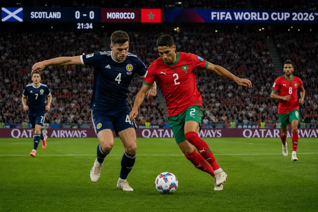 Prediksi Skor Skotlandia vs Maroko Piala Dunia 2026, Head to Head, Susunan Pemain dan Peluang Menang