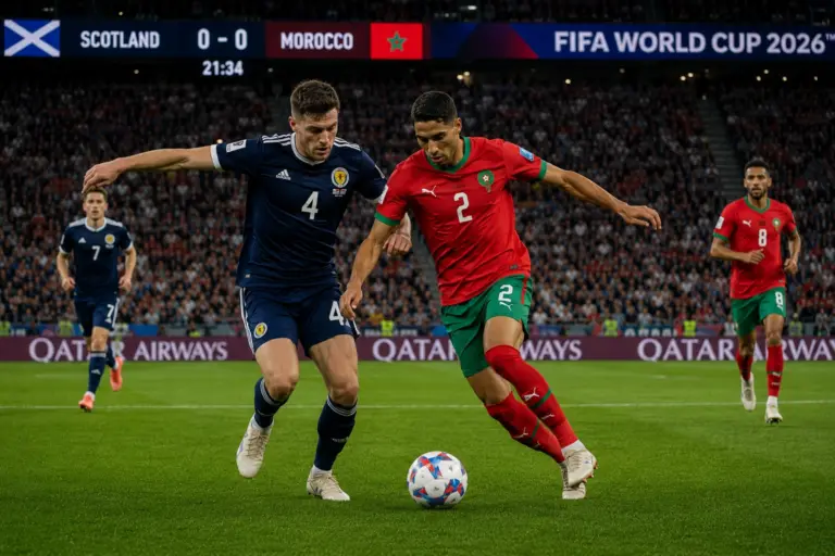 Prediksi Skor Skotlandia vs Maroko Piala Dunia 2026, Head to Head, Susunan Pemain dan Peluang Menang