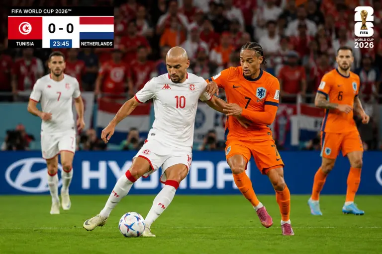 Prediksi Skor Tunisia vs Belanda 2026 + Data Head to Head dan Susunan Pemainnya