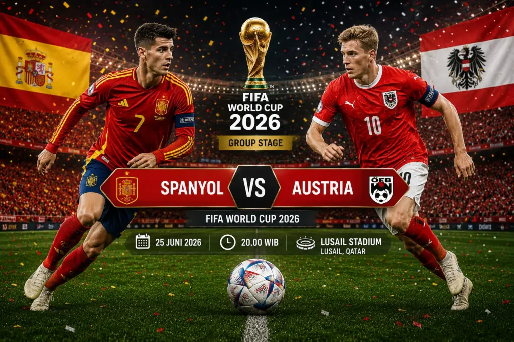 Prediksi Spanyol vs Austria 2026