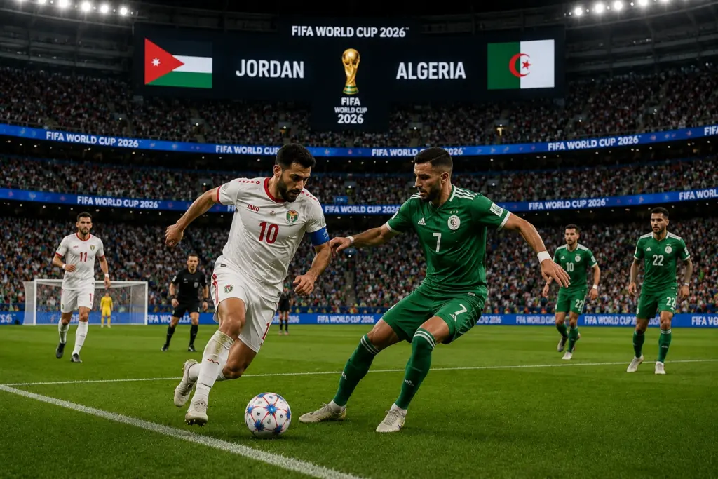 Prediksi skor yordania vs aljazair