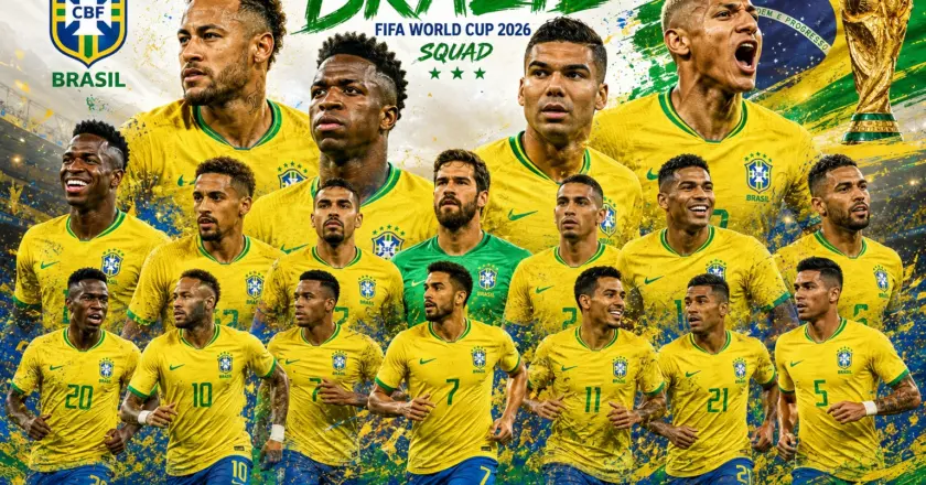 Squad Brazil Piala Dunia 2026: Formasi, dan Peluang Juara Selecao