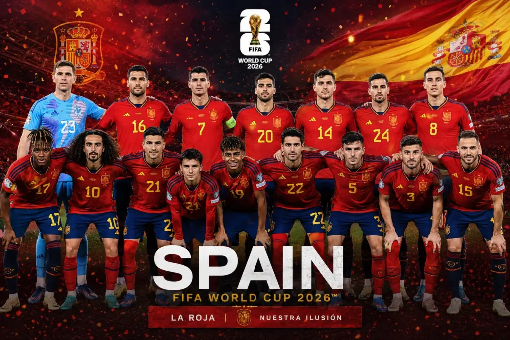 Squad Spanyol Piala Dunia 2026