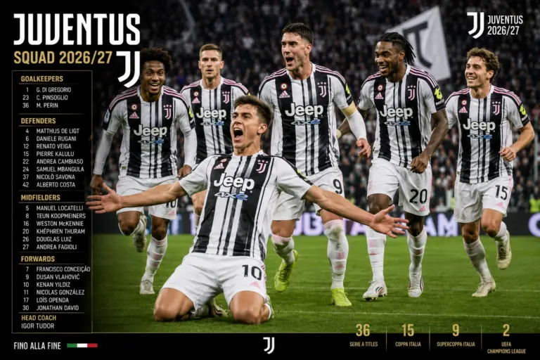 Daftar Skuad Juventus Terbaru 2026-27
