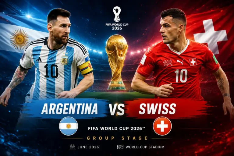 Jadwal Argentina vs Swiss Piala Dunia 2026: Jam Tayang, Wasit, dan Prediksi