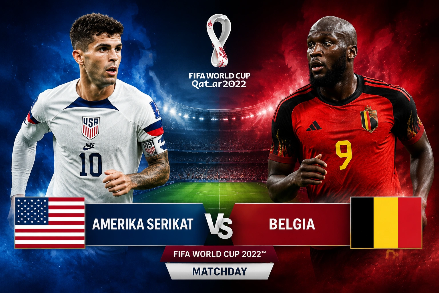 Prediksi Amerika Serikat VS Belgia 2026