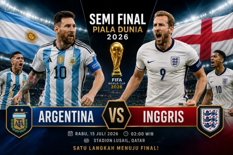 Prediksi Argentina VS Inggris 2026