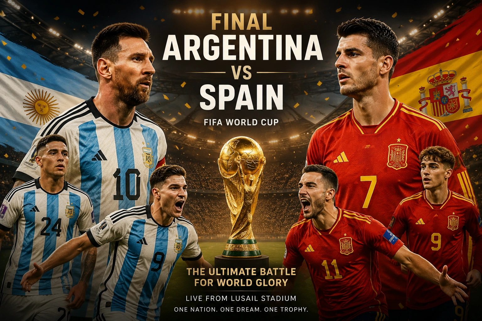Prediksi Argentina vs Spanyol 2026