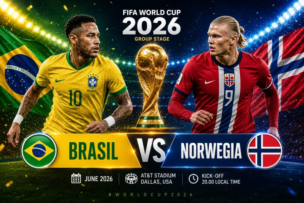 Prediksi Brasil vs Norwegia 2026