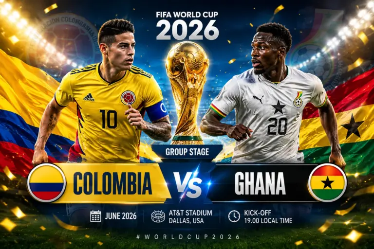 Prediksi Kolombia vs Ghana