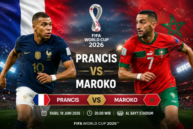 Prediksi Skor Akurat Prancis vs Maroko 2026 dan H2H