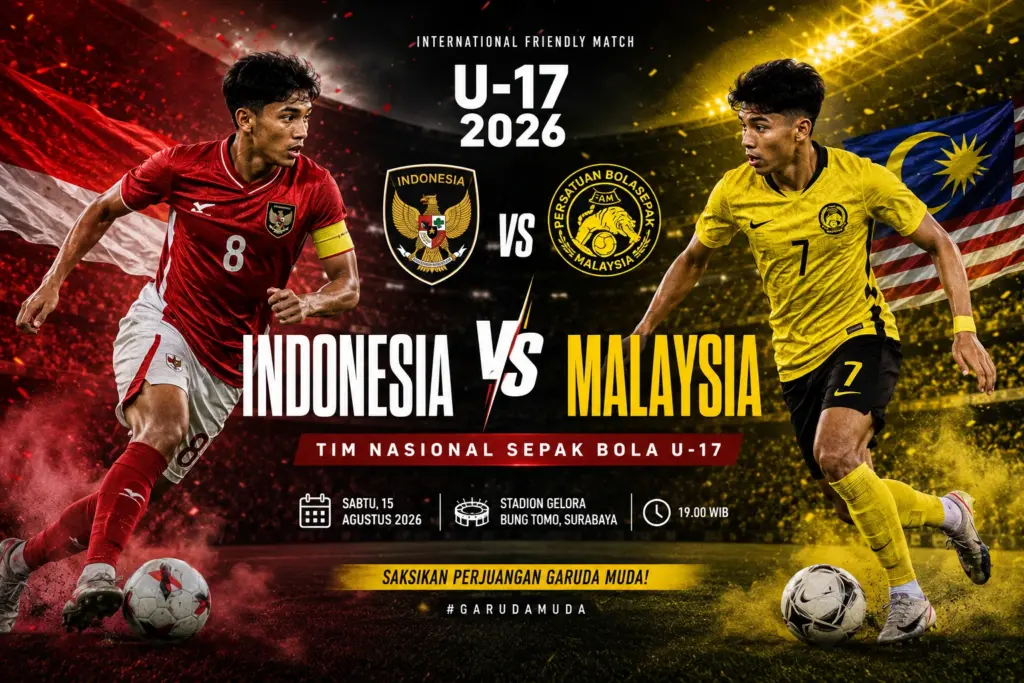 Prediksi Skor Tim Nasional Sepak Bola U-17 Indonesia vs Malaysia