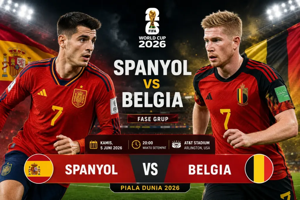 Prediksi Spanyol vs Belgia 2026