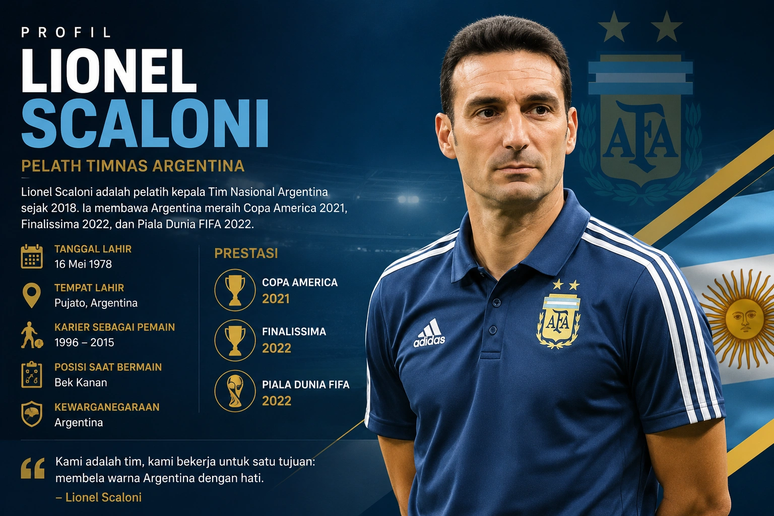 Profil Lionel Scaloni